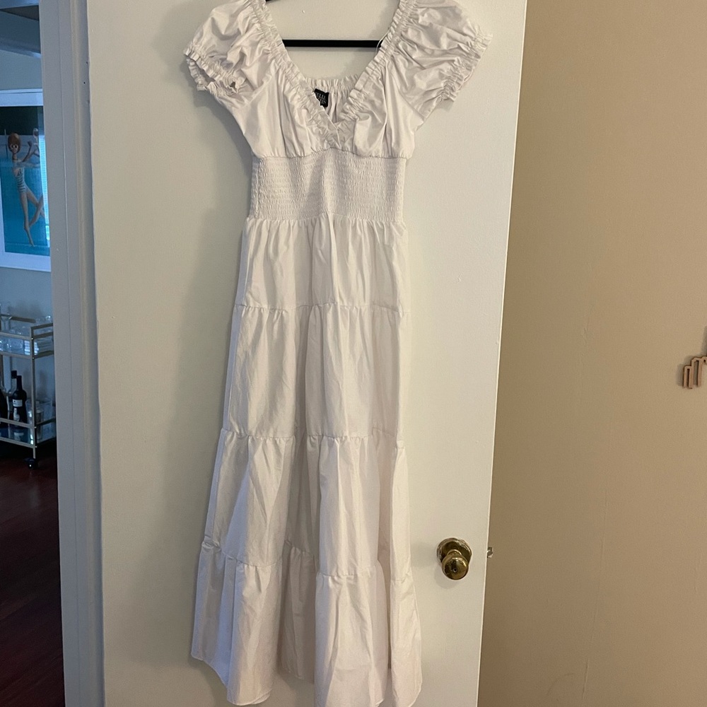 Danielle Bernstein/WWW smocked dress small NWT